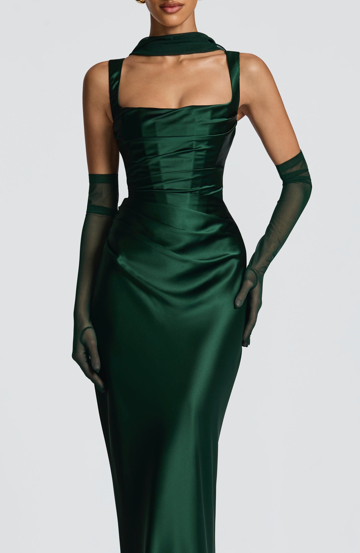 Calanthe Maxi Dress - Emerald Auralise