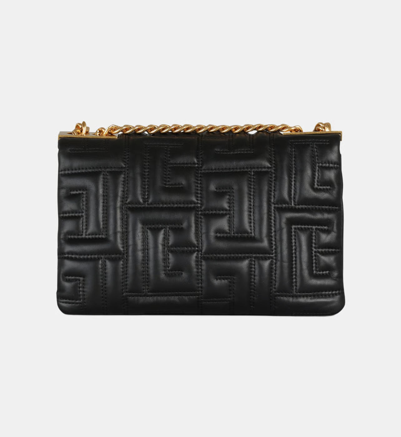 Balmain Sac 1945 Soft petit modèle en cuir matelassé Auralise