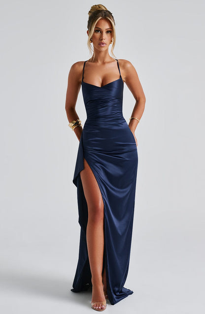 Helen Maxi Dress - Navy Auralise