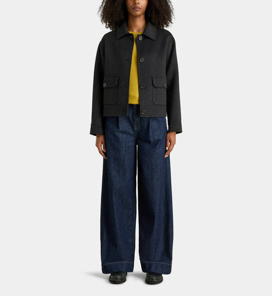 Jodhpur Manteau court Bobo laine mélangée Auralise